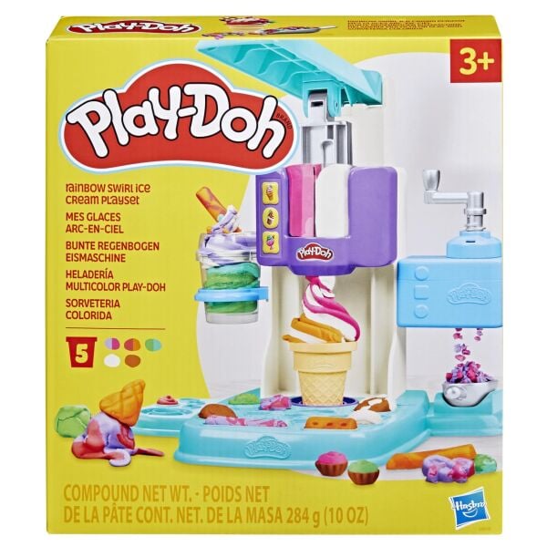 Hasbro Play Doh Rainbow Swirl Ice Cream G0028