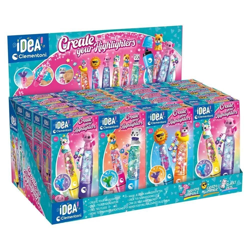 Clementoni Idea Fosforlu Kalem Tasarım Standı 1886