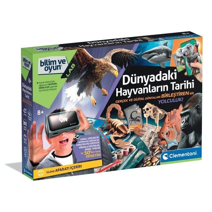 Clementoni Bilim Dünyada Hayvanların Tarihi 64093