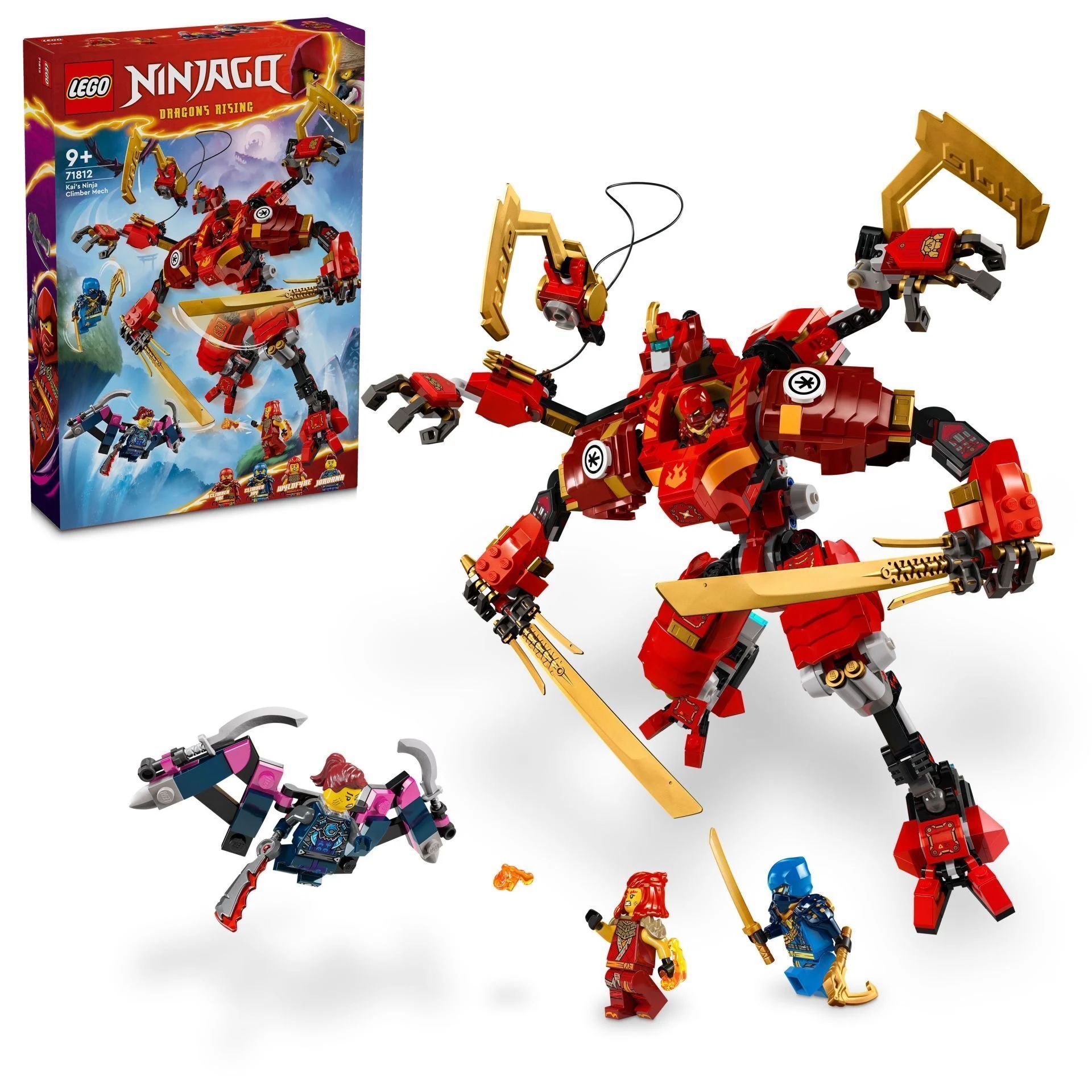 Lego Kais Ninja Tırmanıcı Robotu 71812
