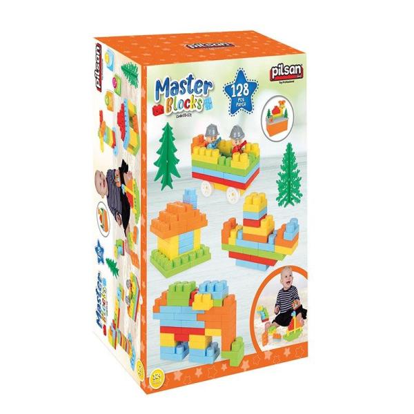 Pilsan Aksesuarlı Master Bloklar 128 Parça 03571