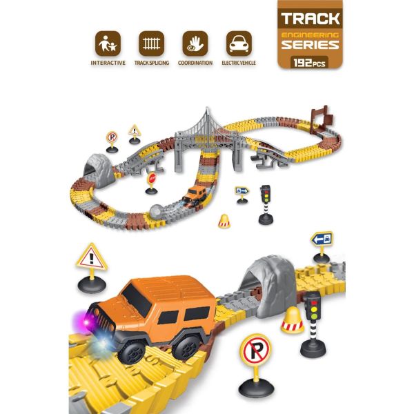 Kayyum İnşaat Tracks Yol Set 192 Parça 8051