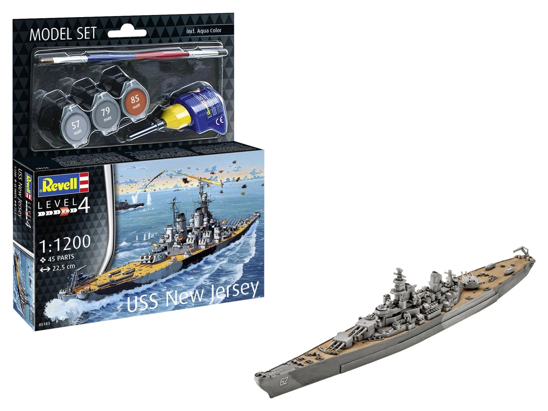 Adore Revell M.Set Battleship USS New Jersey