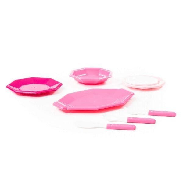 Polesie Çocuk Yemek Takımı Retro 8 Parça 61690