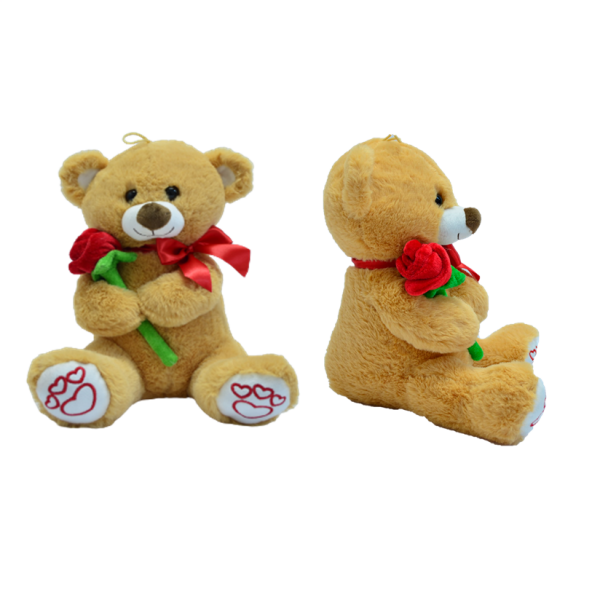 Halley 35 Cm Gül Tutan Ayı PL62584