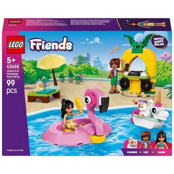 Lego Friends Unicorn ve Flamingo 42658