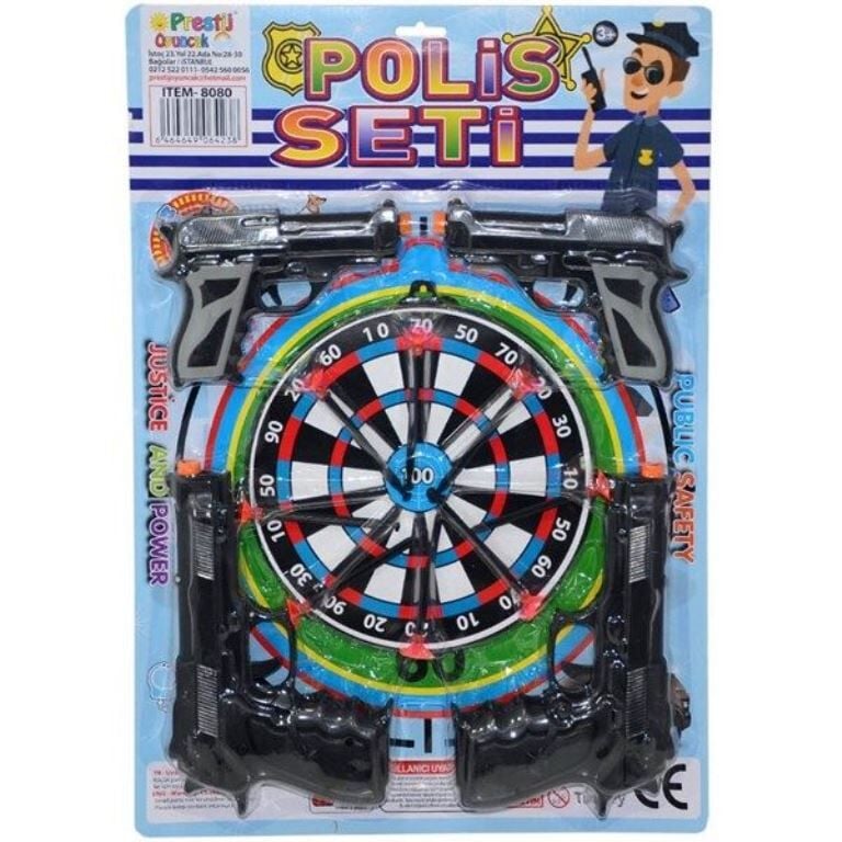 Prestij Kartelalı 4 Tabancalı Polis Seti FAB8080