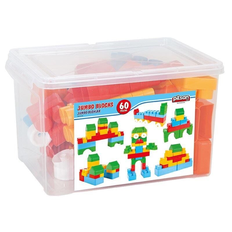 Pilsan Jumbo Sihirli Bloklar 60 Parça 03227