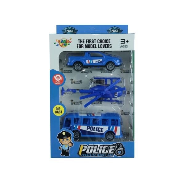 Demir 3 Lü Helikopterli Set DMR-105-109