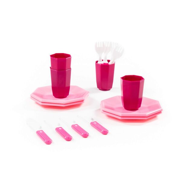 Polesie Çocuk Yemek Takımı Retro 16 Parça 61713