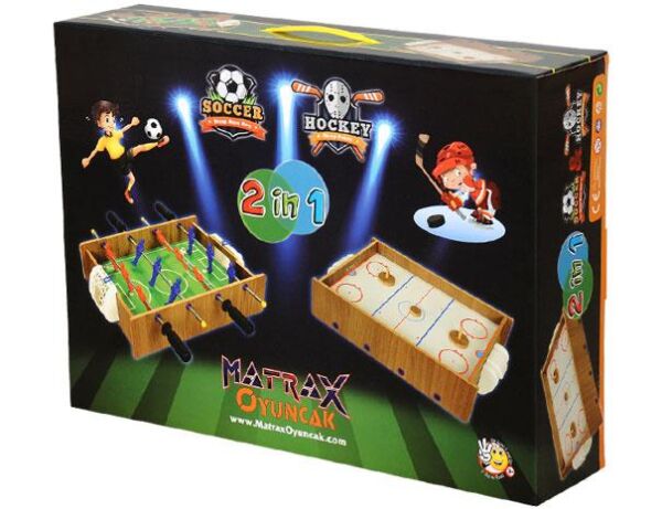 Matrax Ahşap Hokey Ve Masa Maçı Oyunu 00412