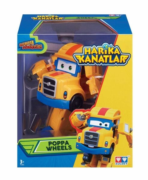 Mega Harika Kanatlar Dönüşen Poppa Wheels