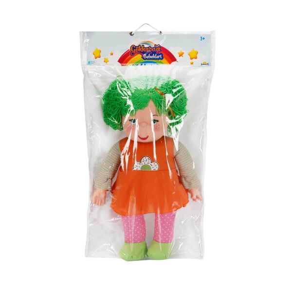 Sunman Gökkuşağı Bebekleri 70 cm. Yeşil & Sarı & Mor & Turuncu S00070012