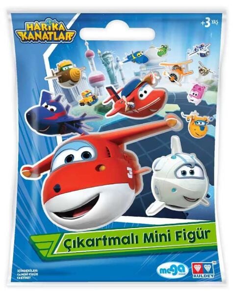 Mega Harika Kanatlar Kartlı Mini Figür Paket