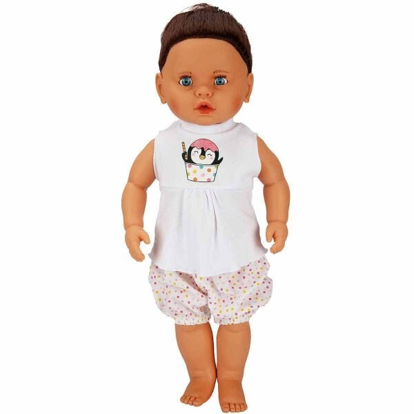 Sunman Saçlı Sesli Lila Bebek 60 Cm S02060011