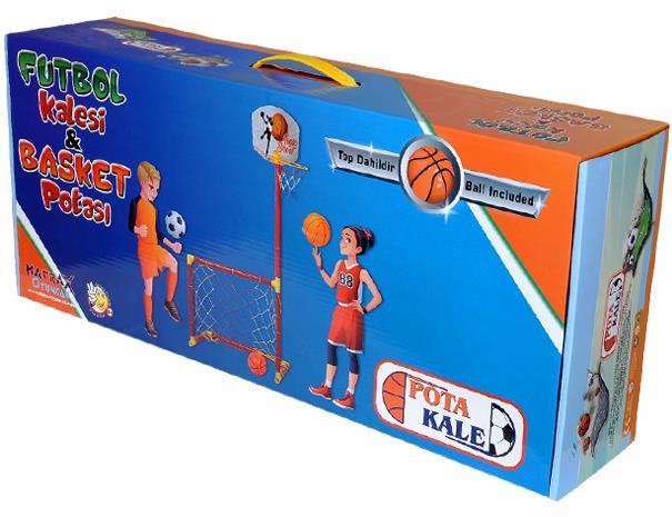 Matrax Portatif Kale Basket Potası 2 Si 1 Arada