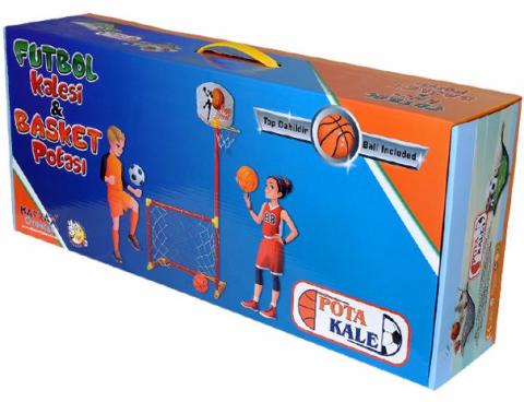 Matrax Portatif Kale Basket Potası 2 Si 1 Arada