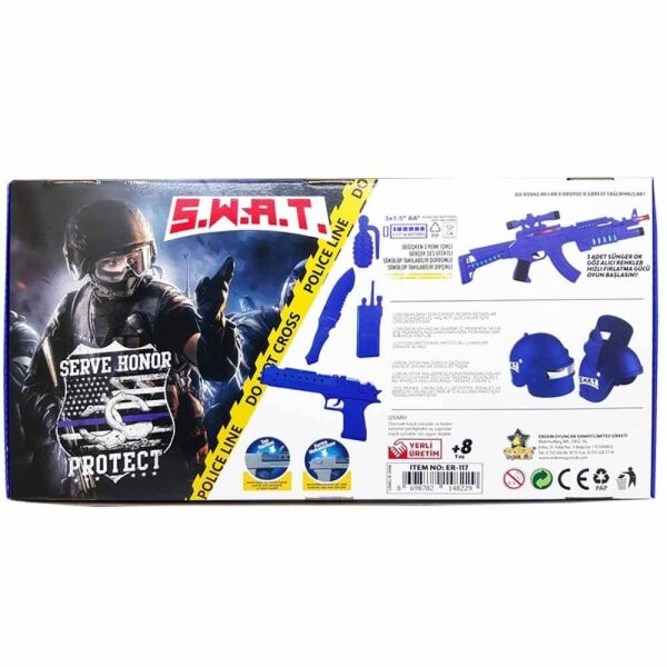 Erdem Swat Set Polis Temalı Mini
