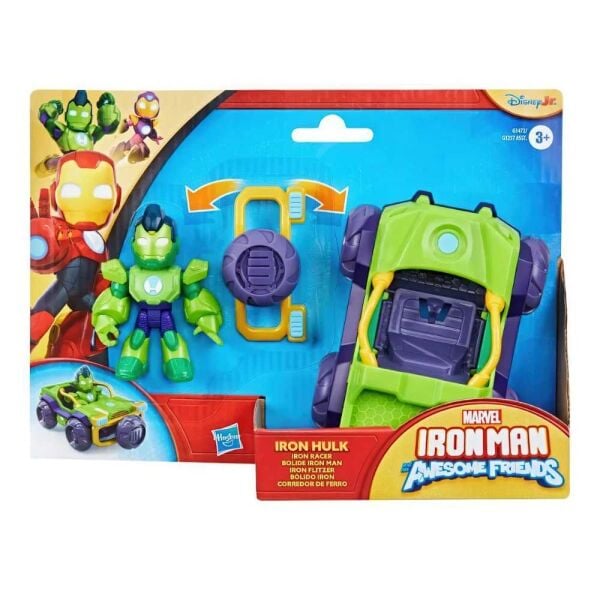 Hasbro Iron Hulk Yarış Arabası Ve Figürleri