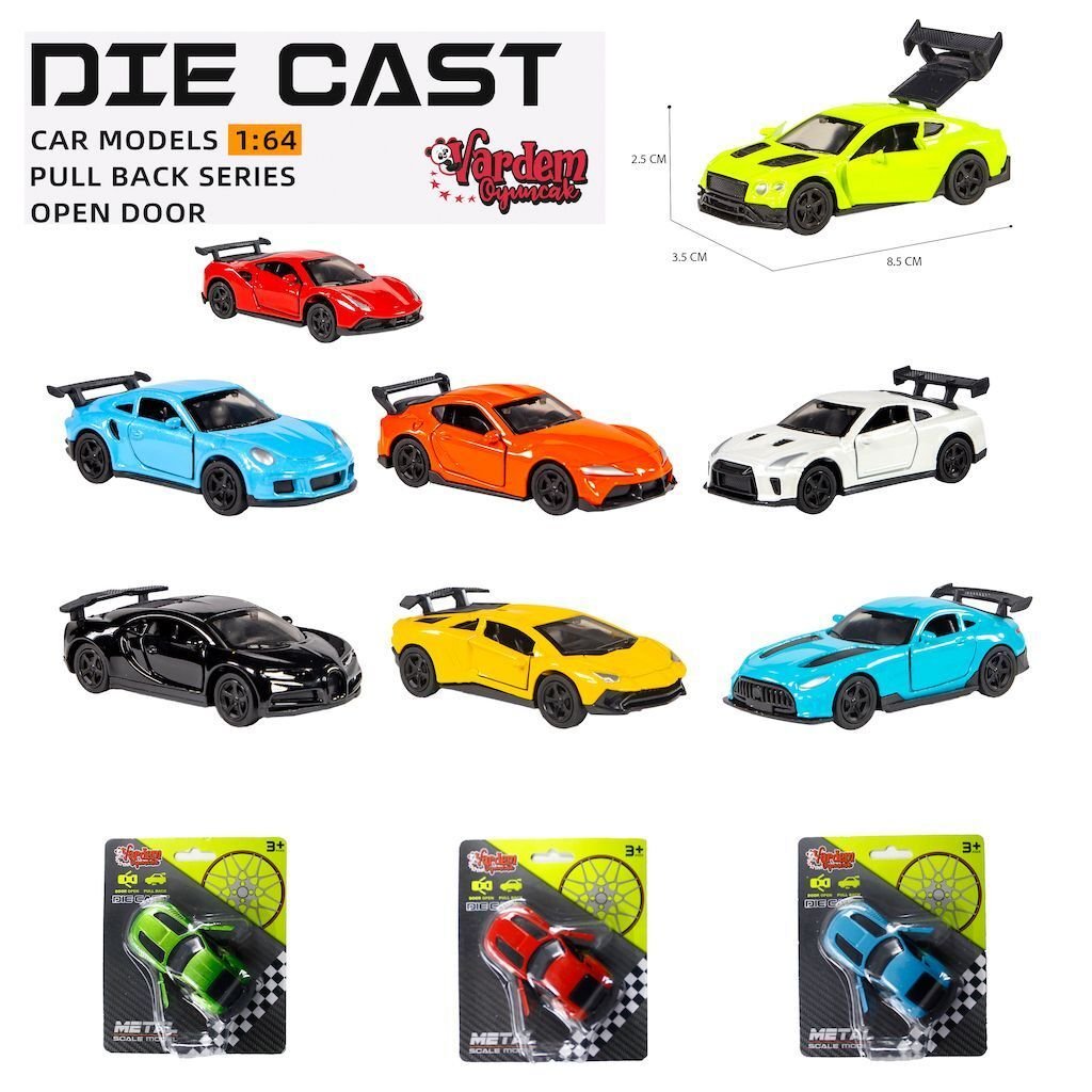 Vardem Çek Bırak 1:64 Kapıları Açılan Araba KM-641