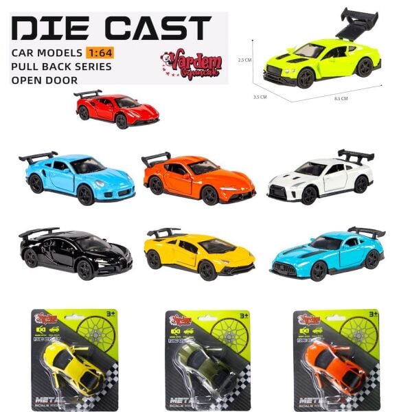 Vardem Çek Bırak 1:64 Kapıları Açılan Araba KM-641