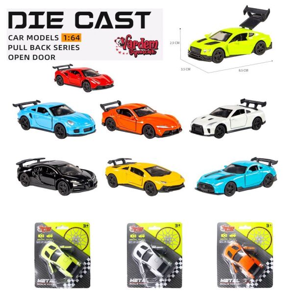 Vardem Çek Bırak 1:64 Kapıları Açılan Araba KM-641