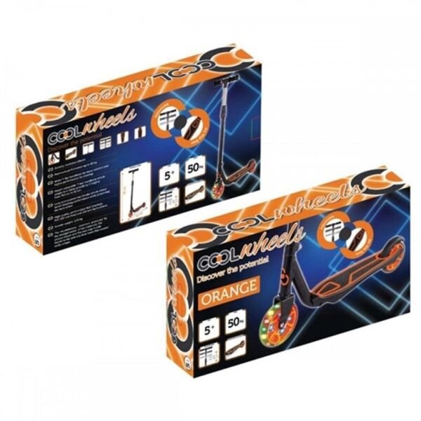 Furkan Cool Wheels 5+ Işıklı Scooter Turuncu 58932