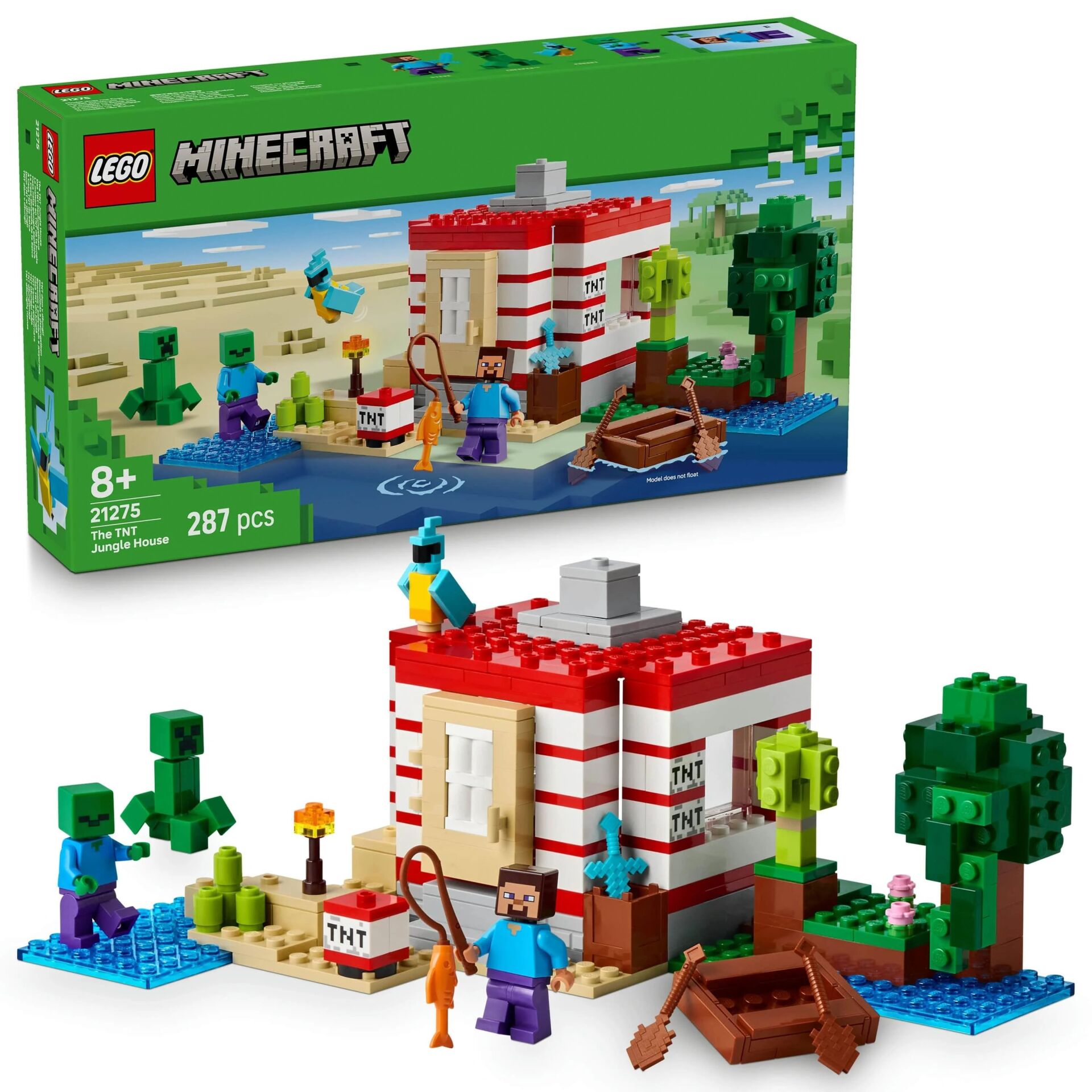 Lego Minecraft TNT Büyük Orman Evi 21275