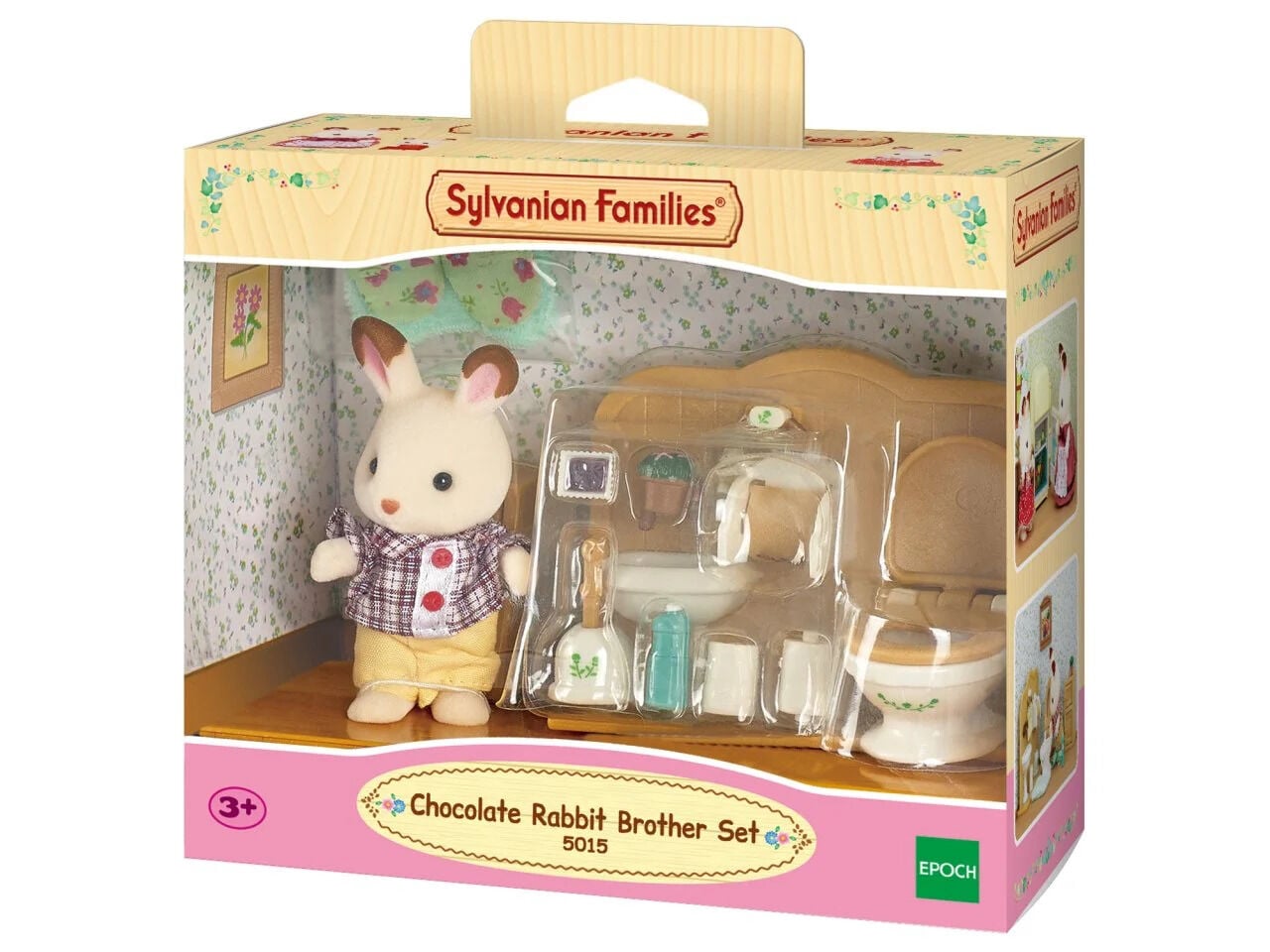 Adore Sylvanian Families Çikolata Kulaklı Tavşan Erkek Kardeş Seti