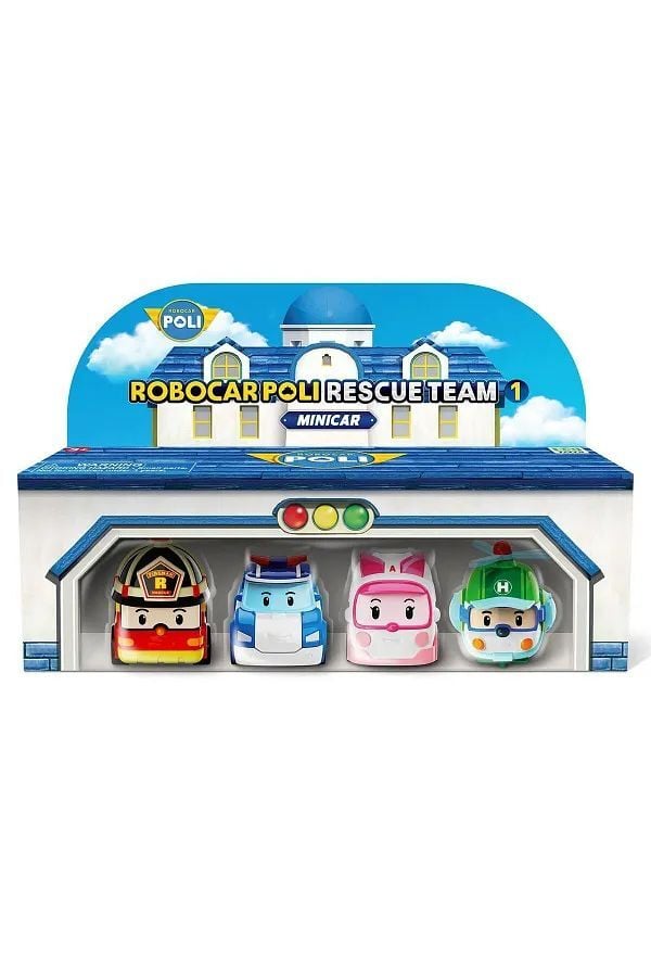 Robocar Poli Mini Kasabanın Kurtarma Araçları