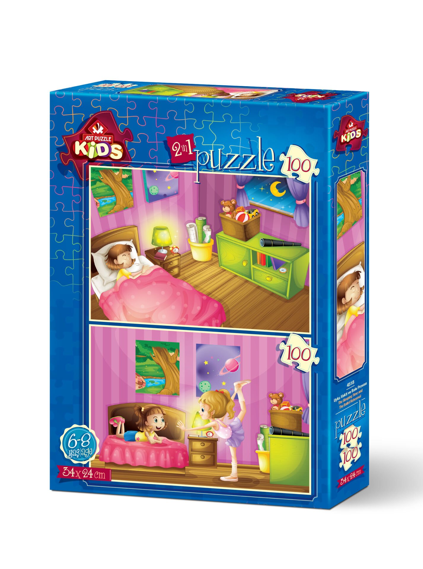 Art Puzzle Uyku Vakti Ve Bale Provası 2X100 4518