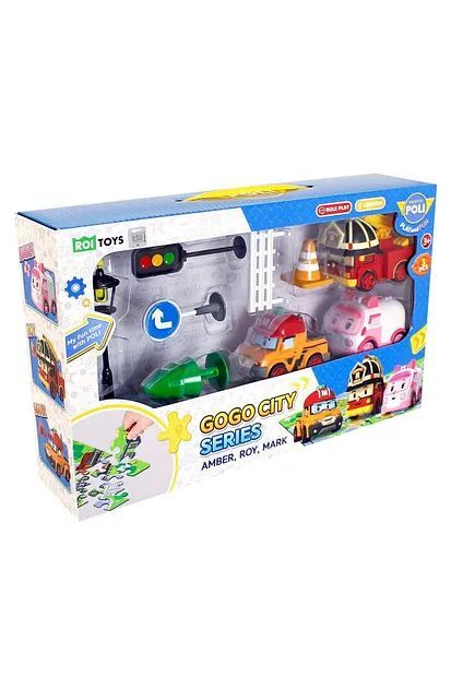 Robocar Poli GoGo City Series Amber Roy Mark