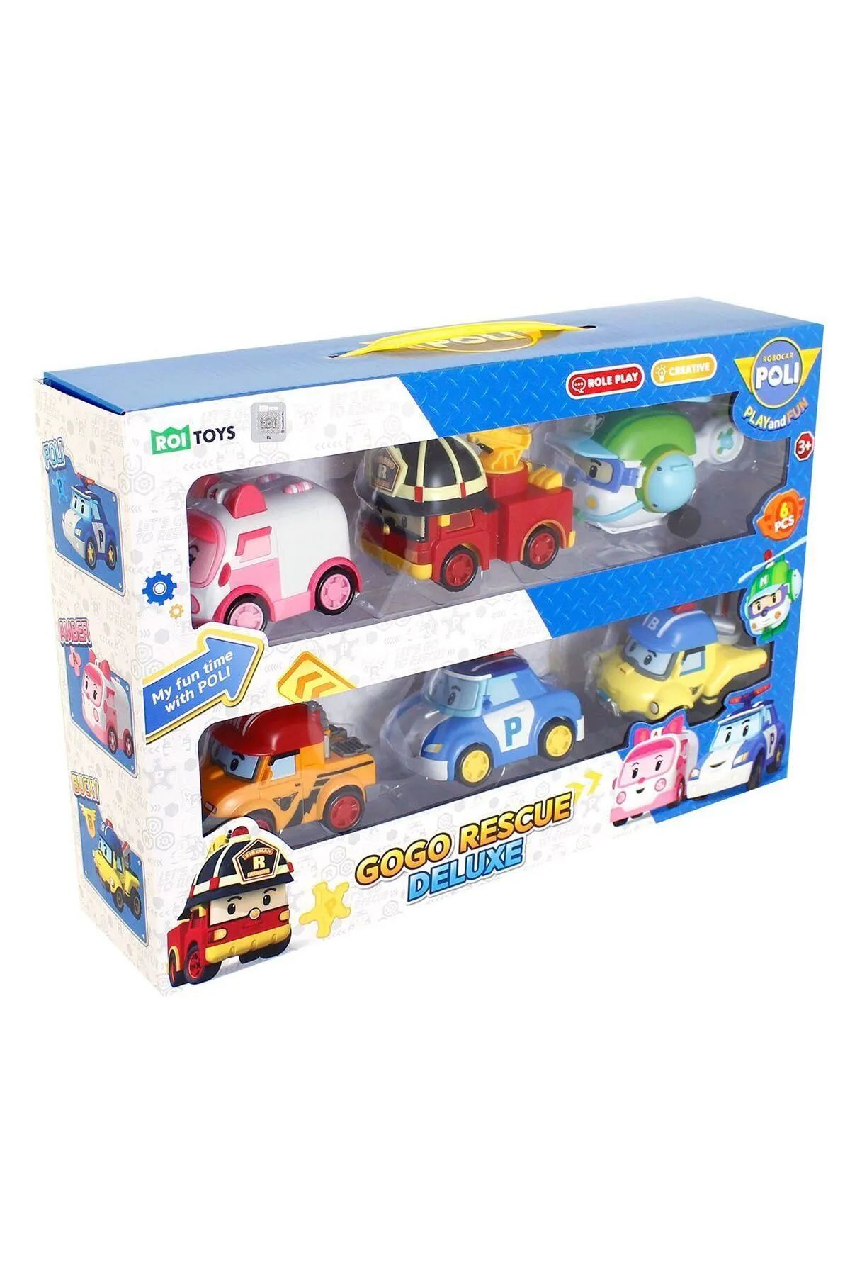 Robocar Poli GoGo Rescue Deluxe 6'lı Set