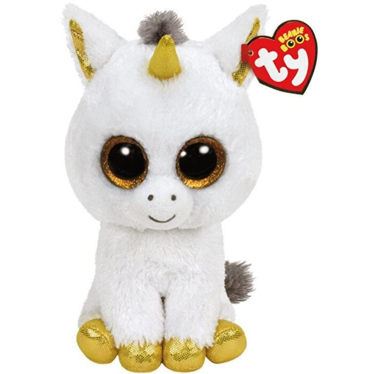 Mega Pegasus White Unicorn Med TY36825