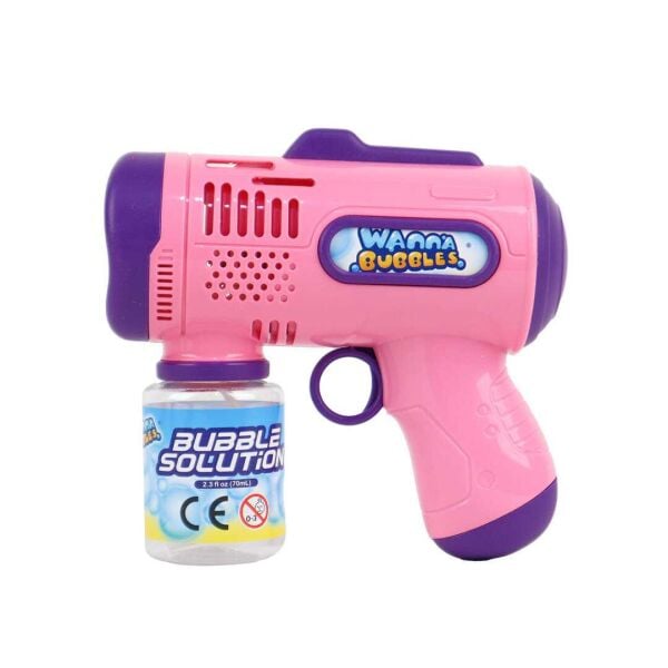 Mega Wanna Bubbles Pilli Köpük Tabancası Asorti