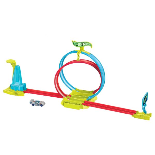 Mattel HW Neon Yarış Çifte Çemberde Yarış HPC05