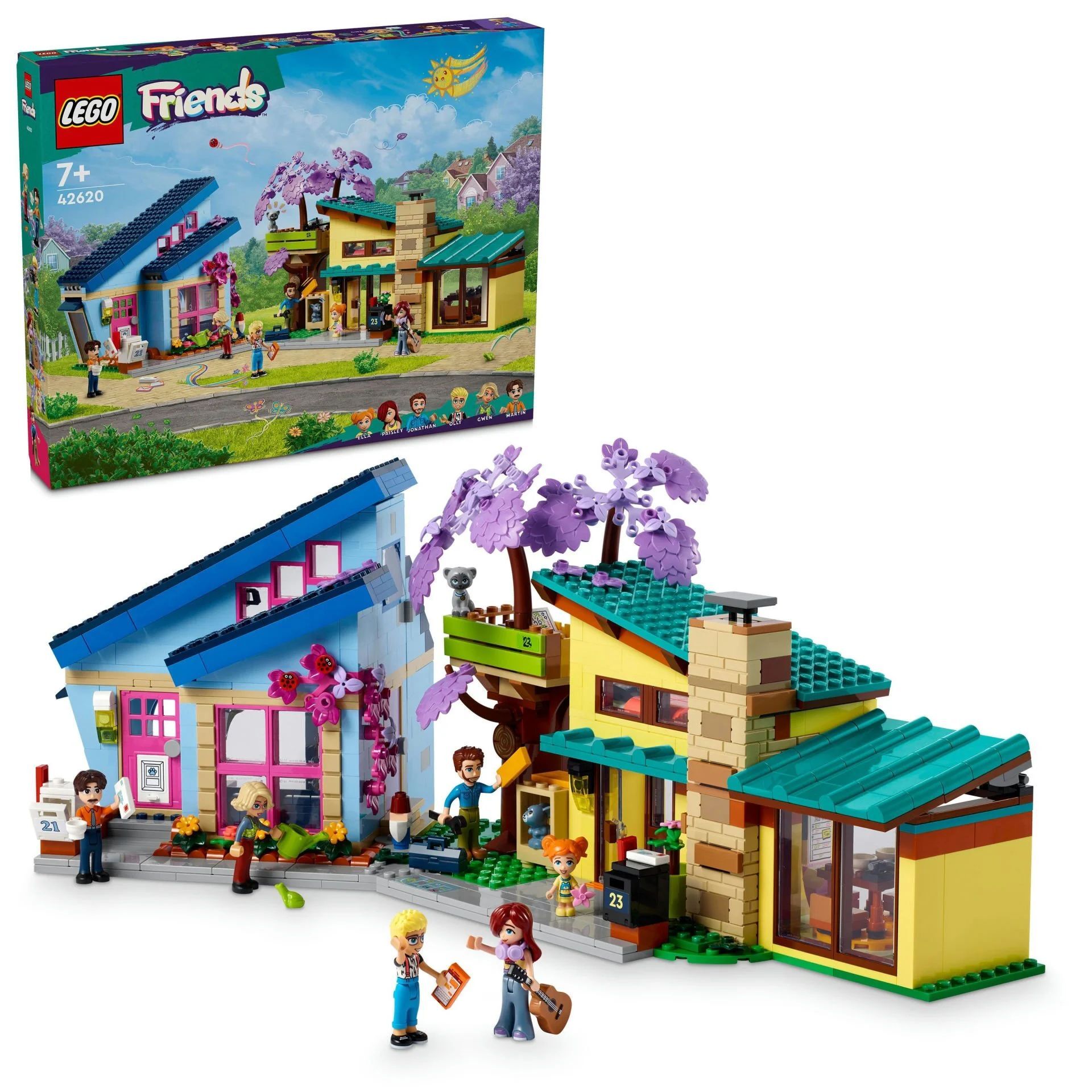 Lego Friends Olly Paisleys Aile Evleri 42620