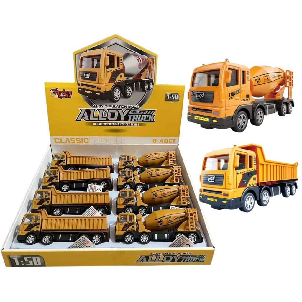 Vardem Surtmelı Metal 1:50 Sarı Beton Mıkserı Ve K