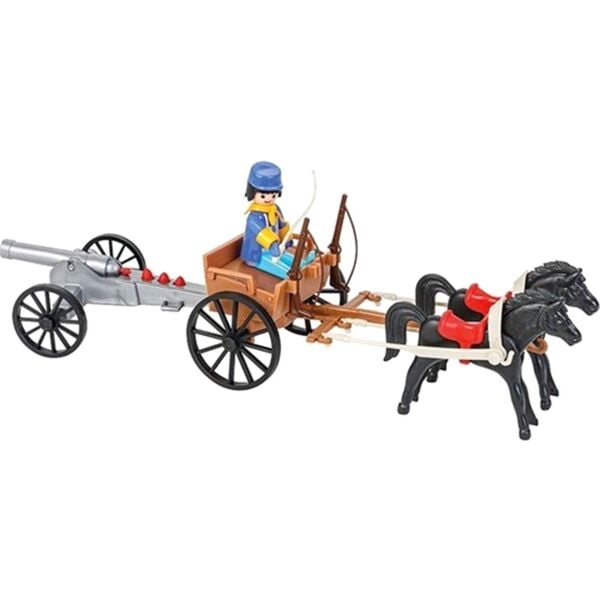 Pilsan Mini Mekanik Serisi 4 Top Arabası Askeri Oyun Seti 04004