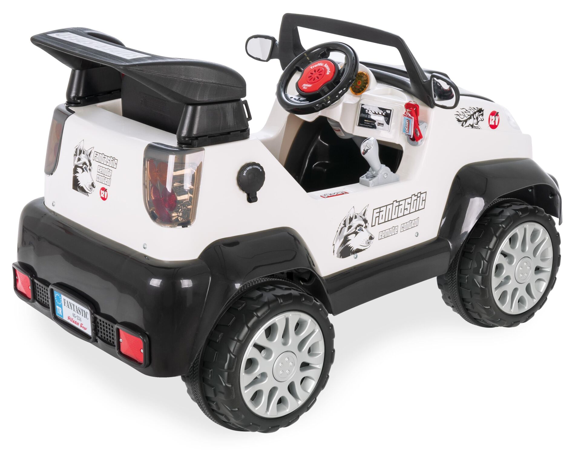 Pilsan Fantastik Akülü Jeep 12 Volt Kumandalı 05234