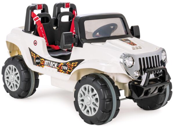 Pilsan Attack Çift Kişilik Kumandalı Akülü Araba 05272