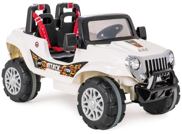Pilsan Attack Çift Kişilik Kumandalı Akülü Araba 05272