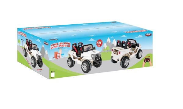 Pilsan Attack Çift Kişilik Kumandalı Akülü Araba 05272