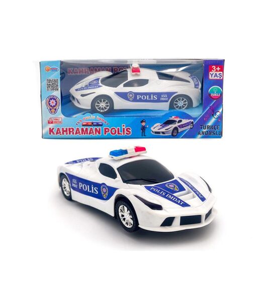 Duman Pilli Türkçe Sesli Çarp Dön Polis Arabası DMN2024P