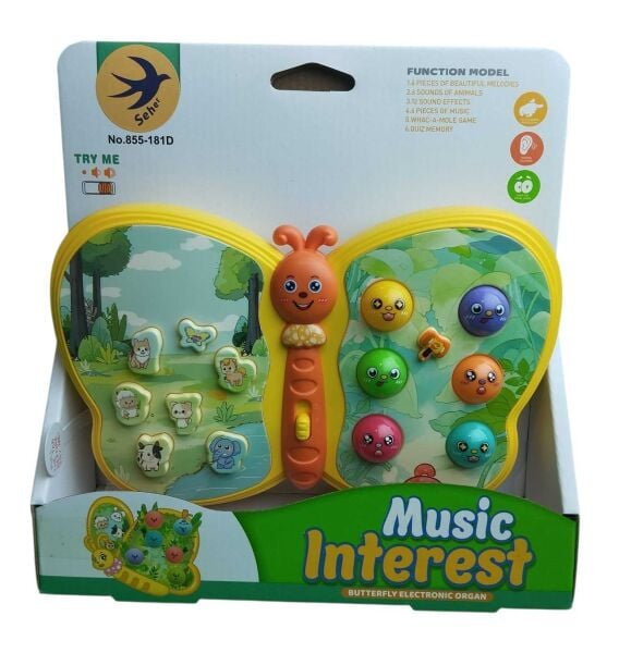 Seher Pilli Müzikli Kelebek 855-181D