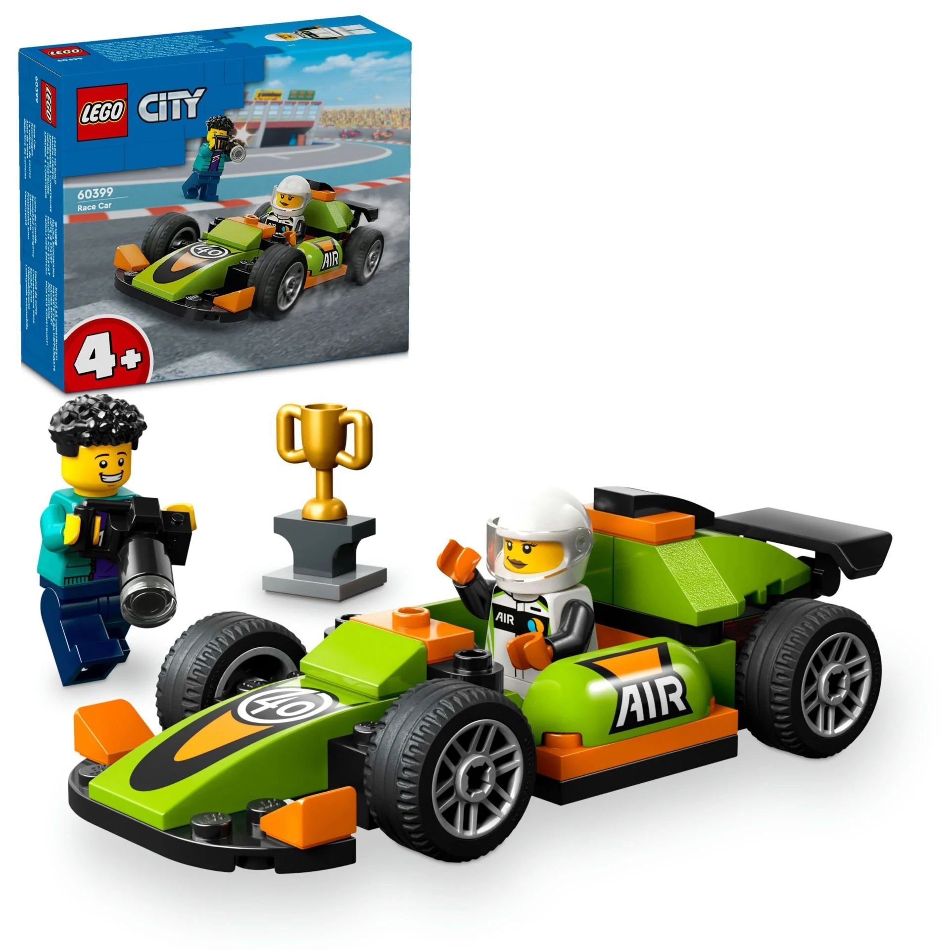 Lego City Yeşil Yarış Arabası 60399