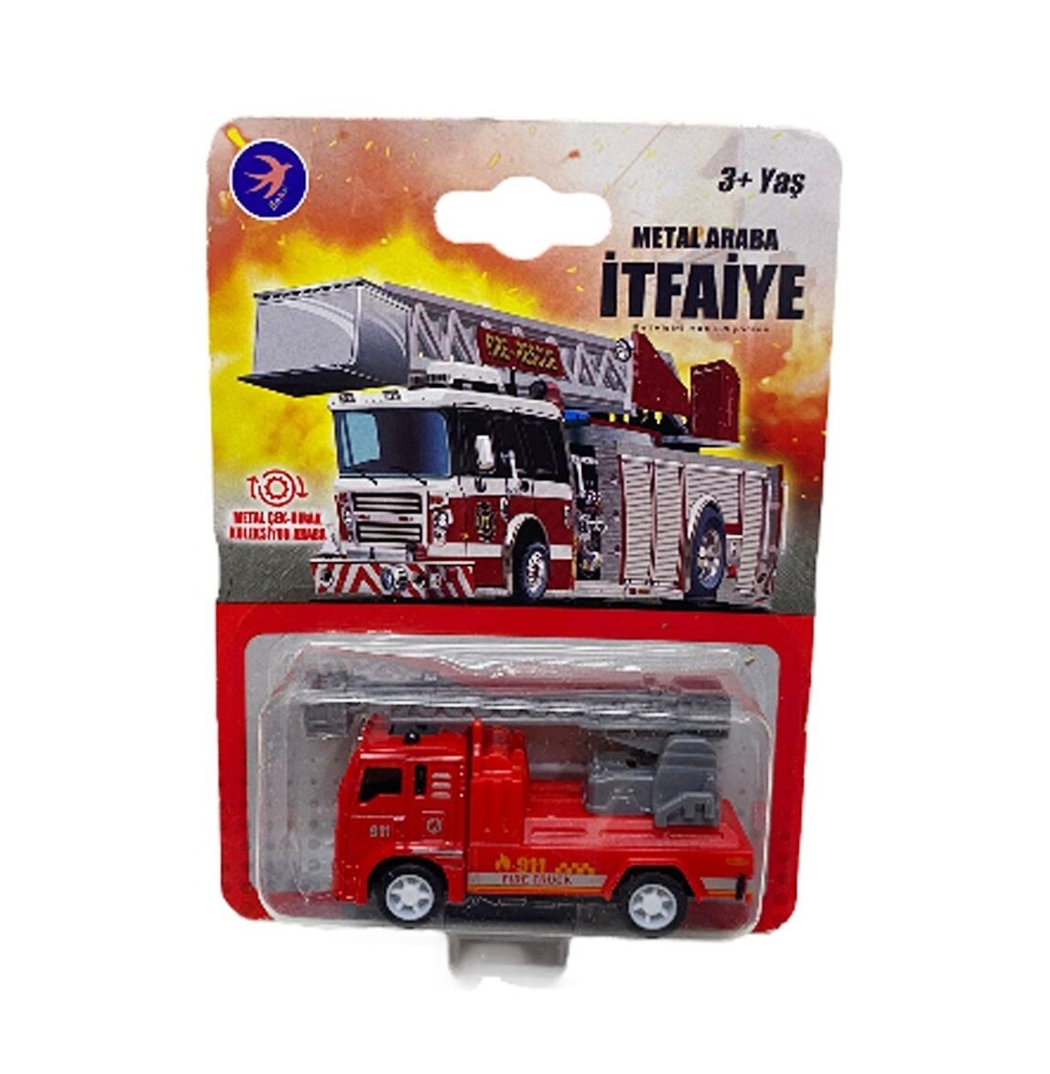 Seher Kartela Metal Çek Bırak 4 Model İtfaiye SH40