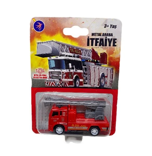 Seher Kartela Metal Çek Bırak 4 Model İtfaiye SH40