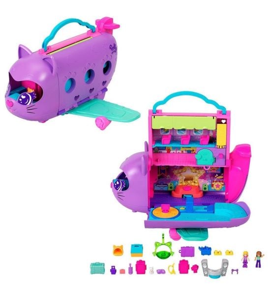 Mattel Polly Pocket Adventures in Rio Uçak HWP19