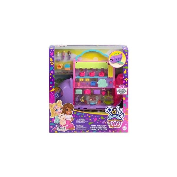 Mattel Polly Pocket Adventures in Rio Uçak HWP19
